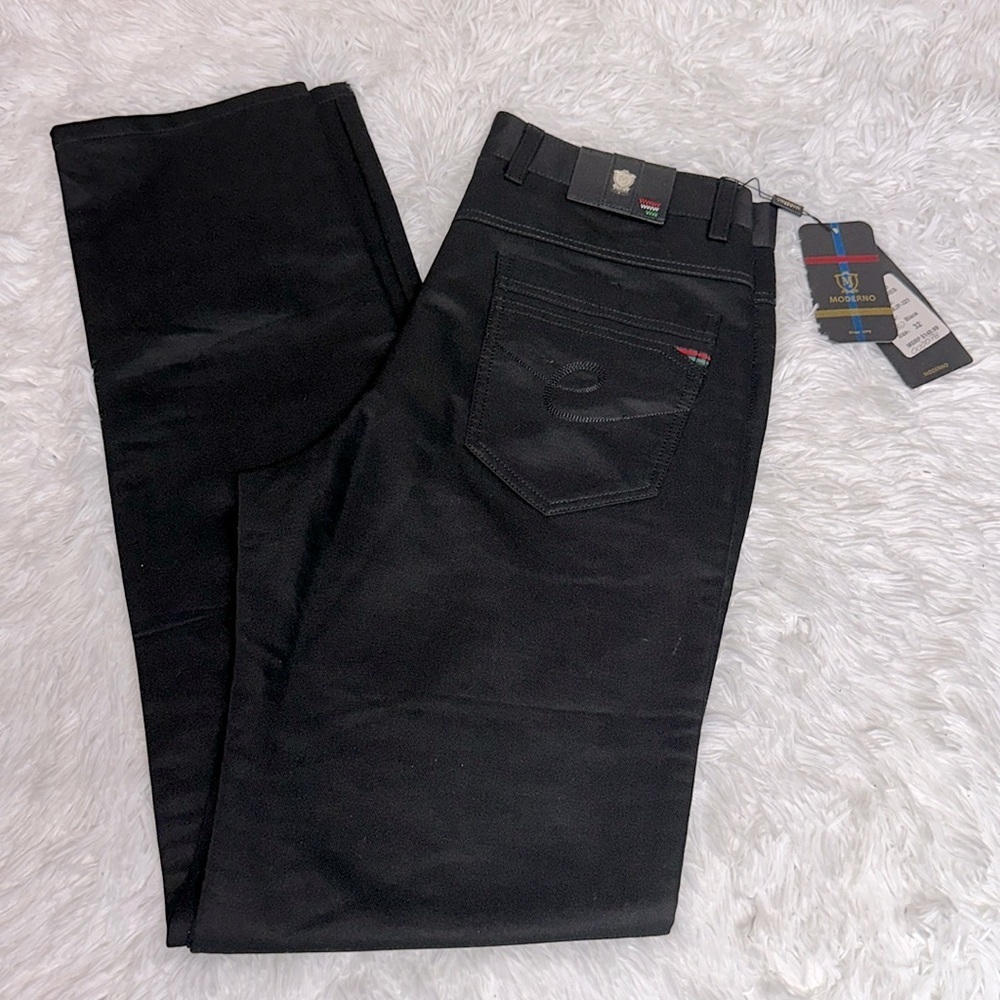 NWT Moderno Signature Black Jeans (Pants) 32x33
